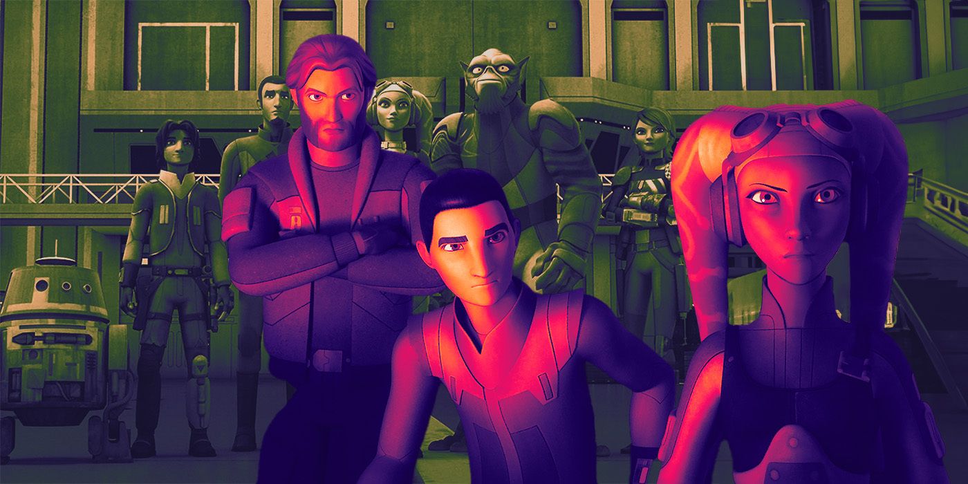Ezra Bridger, Hera Syndulla, Agent Kallus and more of the Ghost crew in Star Wars Rebels