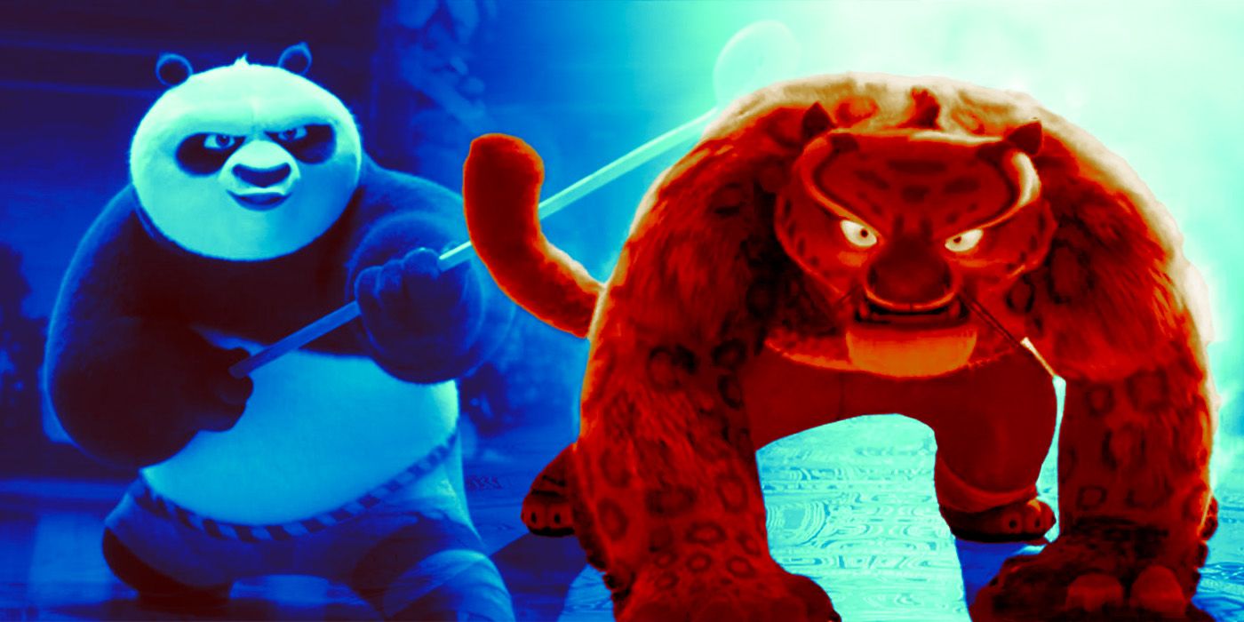 Po fighting with Tai Lung in the Kung Fu Panda franchise