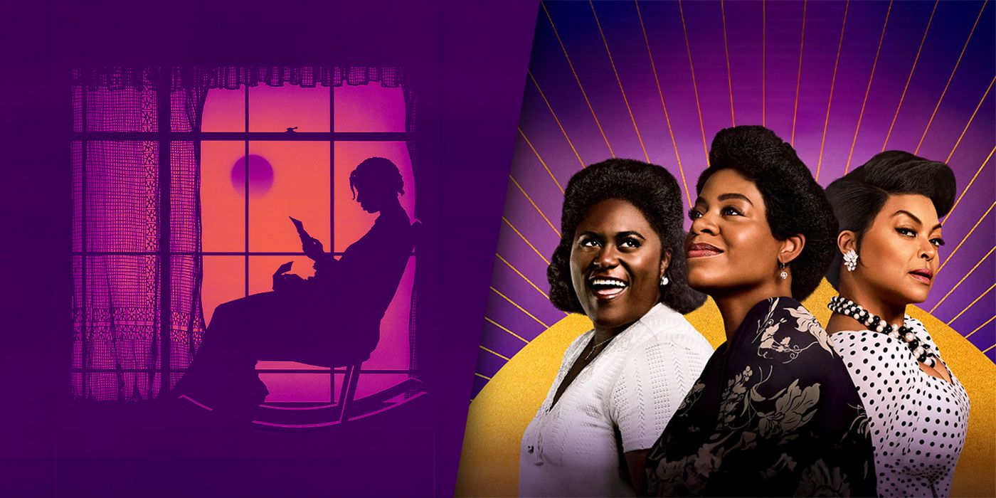Split screen images of The Color Purple adaptations