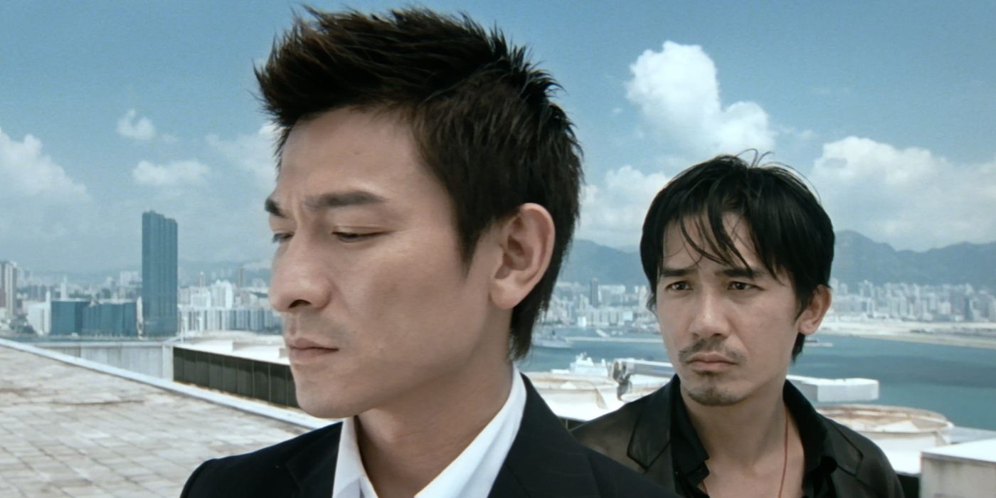 Two Cops Stand Off In Infernal Affairs