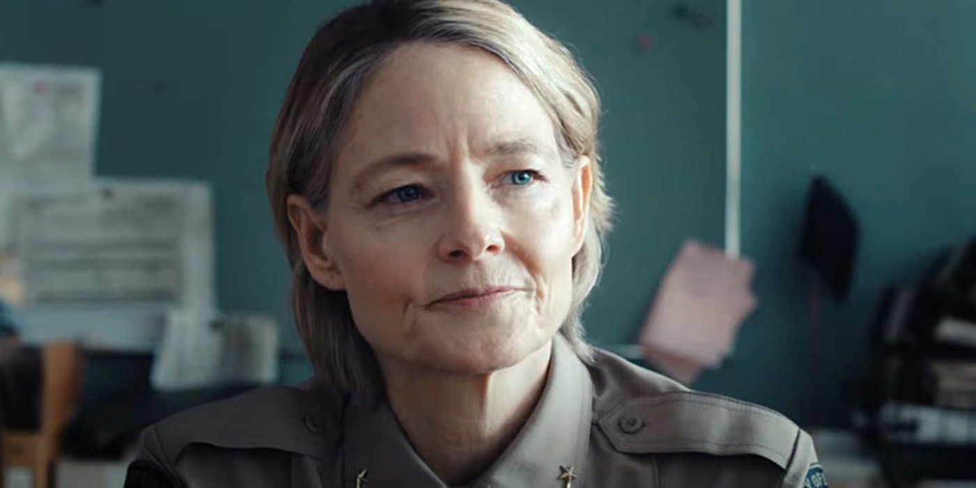 Jodie Foster looks disappointed in True Detective season 4.