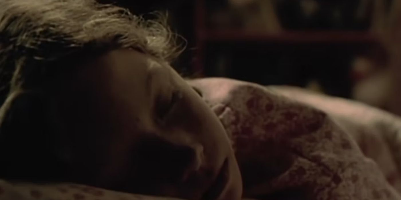 A girl lies down in Mama (2008)