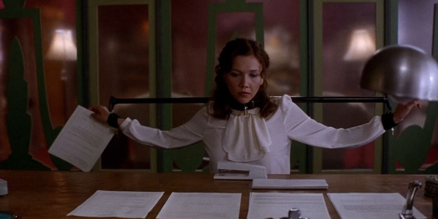 Maggie Gyllenhaal in Secretary (2002)