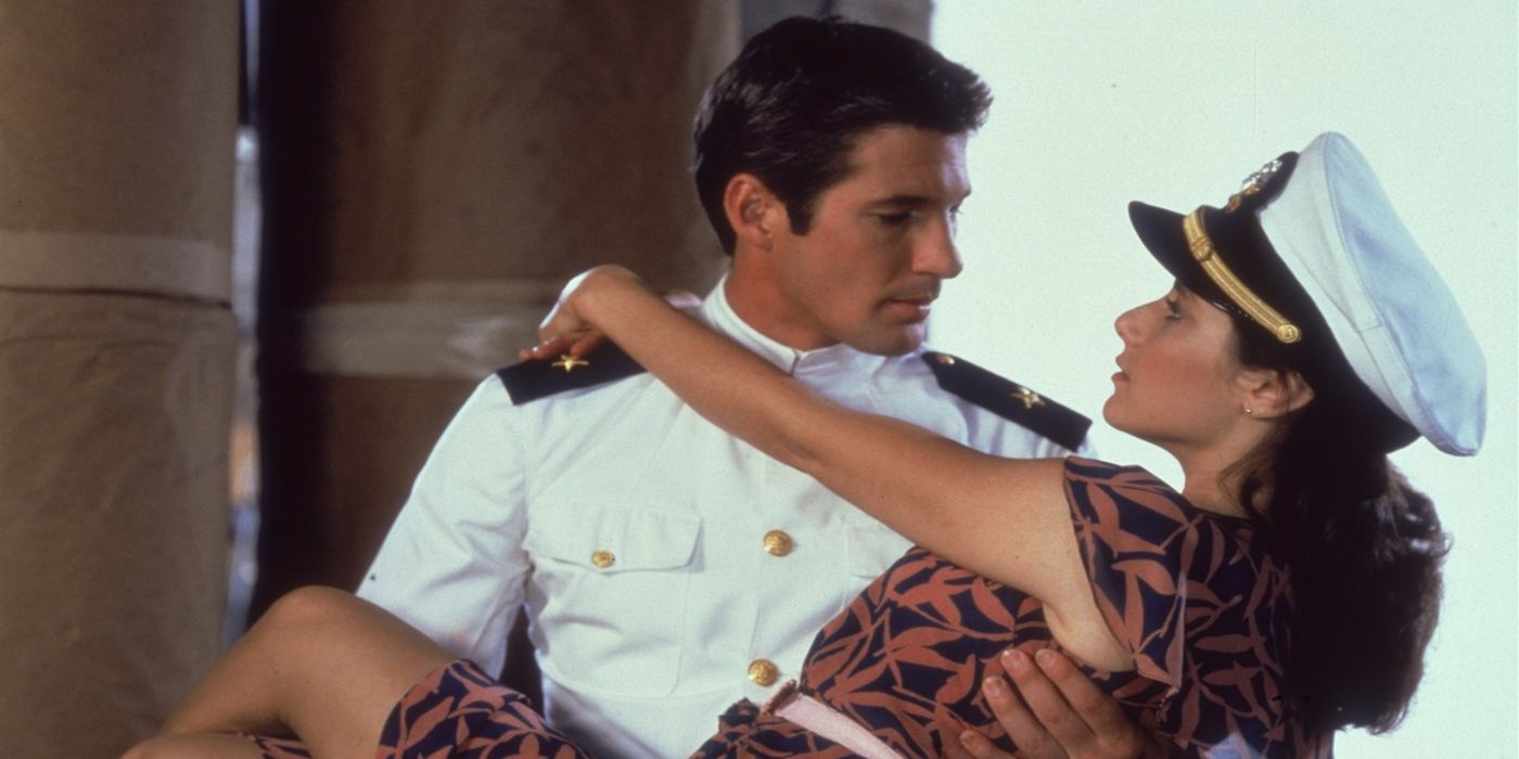 Richard Gere carries Debra Winger in An Officer and a Gentleman