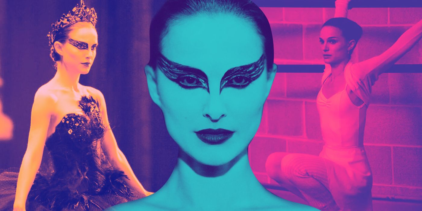An edited image of Natalie Portman as Nina Sayers in Black Swan