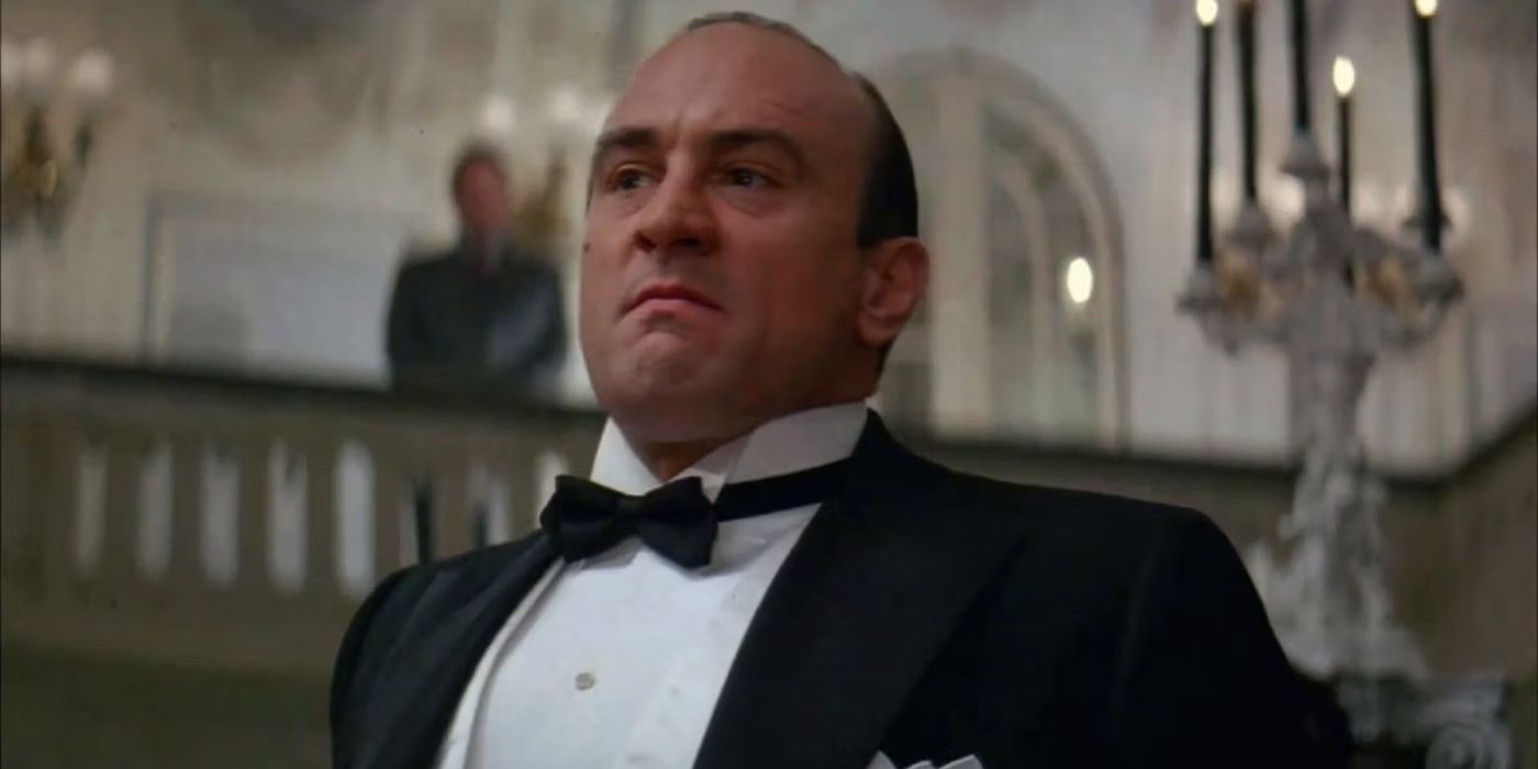 De Niro as Al Capone in The Untouchables