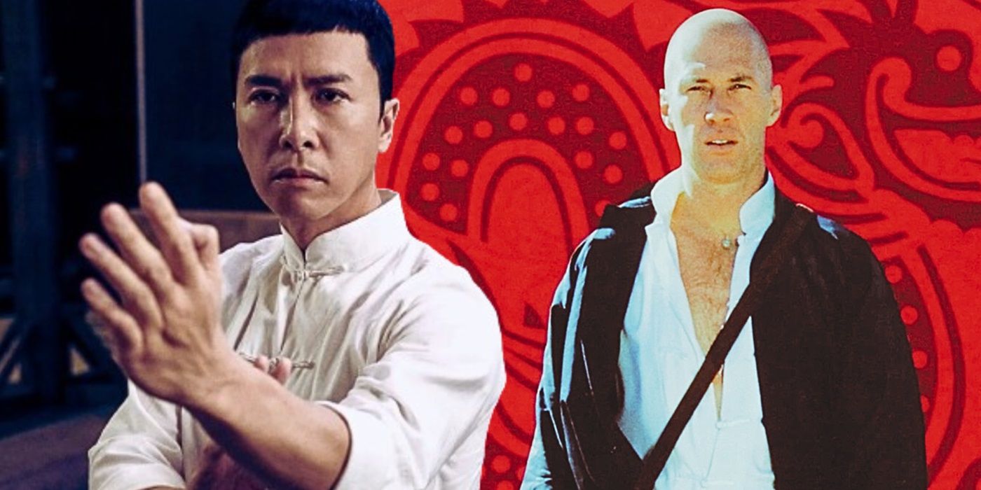 Donnie Yen in Ip Man ready to fight alongside David Carradine in the original Kung Fu.