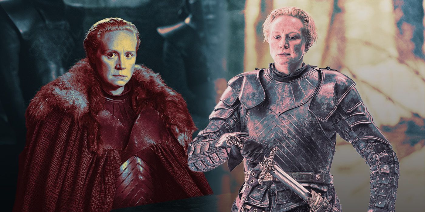 Gwendoline Christie as Brienne of Tarth on Game of Thrones