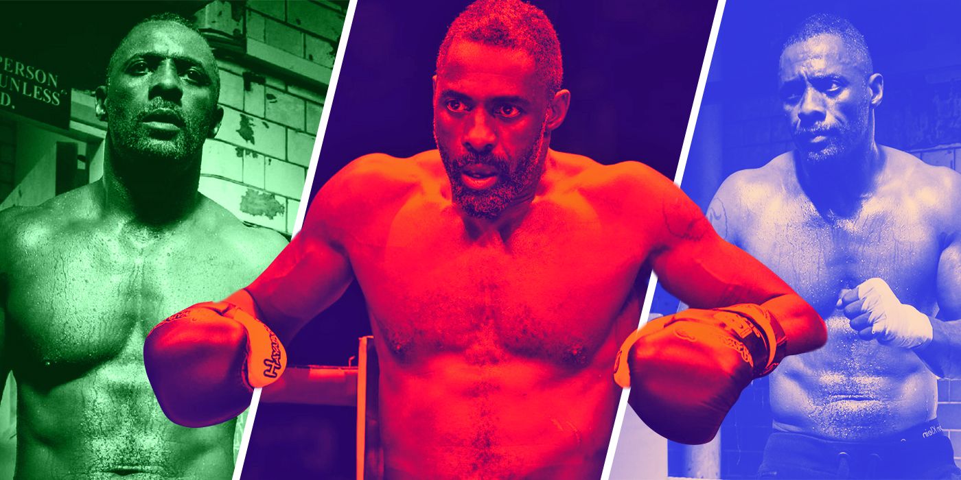 A custom image of Idris Elba in boxing gloves