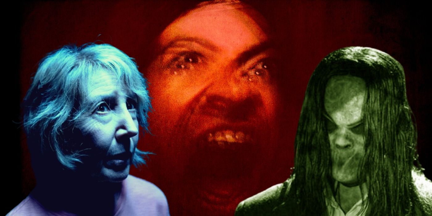 Blumhouse horror movies including Sinister, Insidious, and Creep in different colors