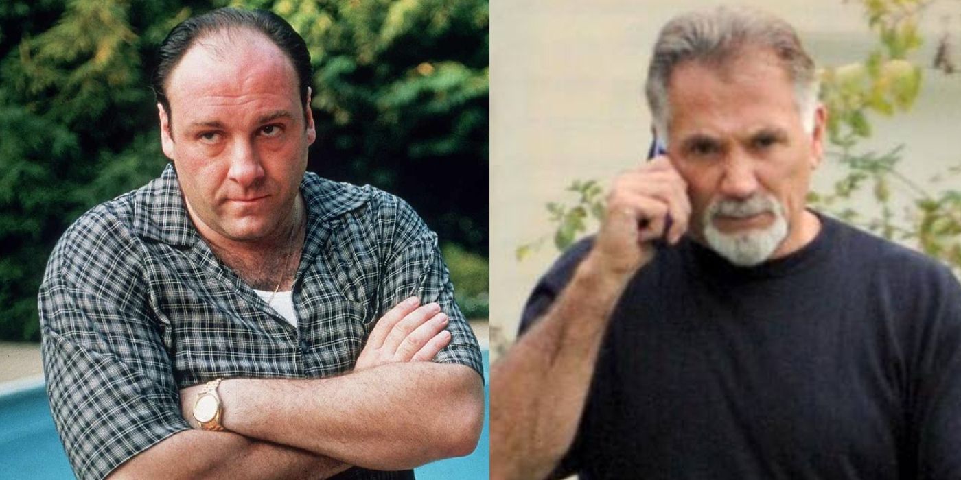 Tony Soprano is seen next to Vincent Palmero