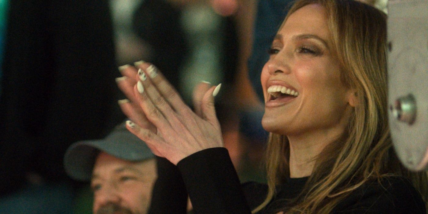 Jennifer Lopez no documentário A Maior História de Amor Nunca Contada