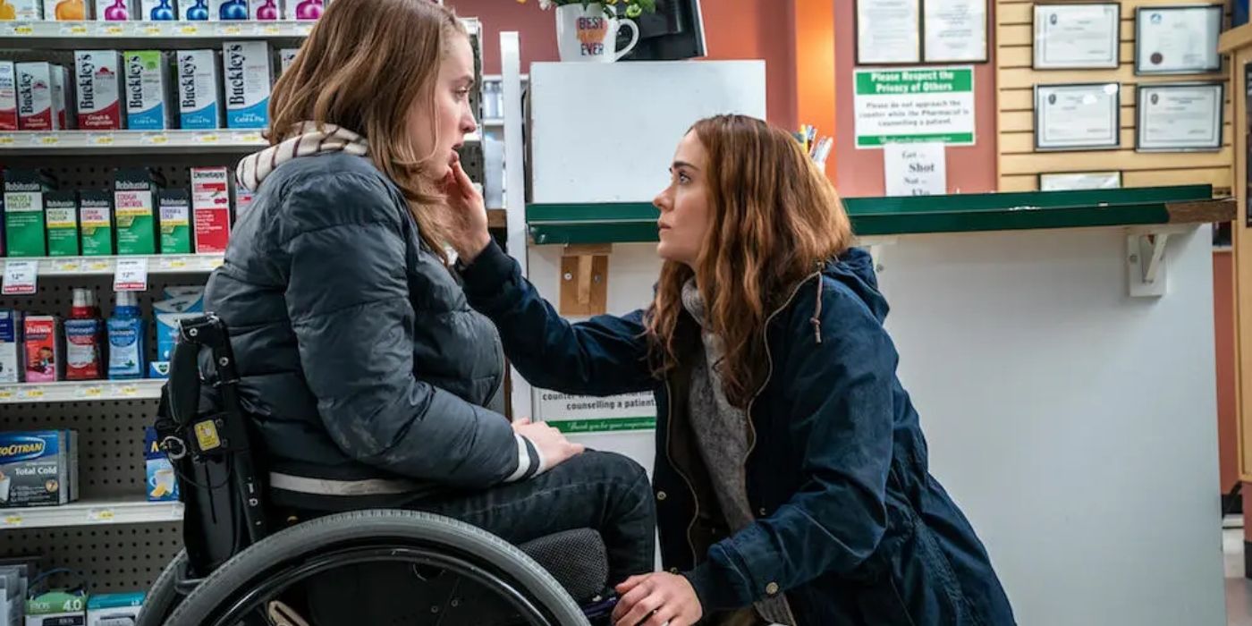 Kiera Allen as the Daughter and Sarah Paulson as the Mother in Run