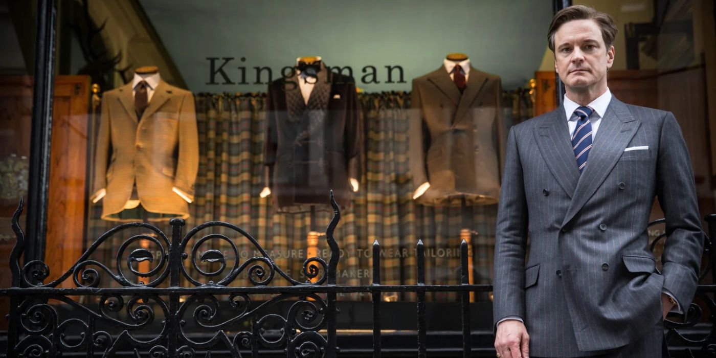 Colin Firth as Harry in Kingsman: The Secret Service