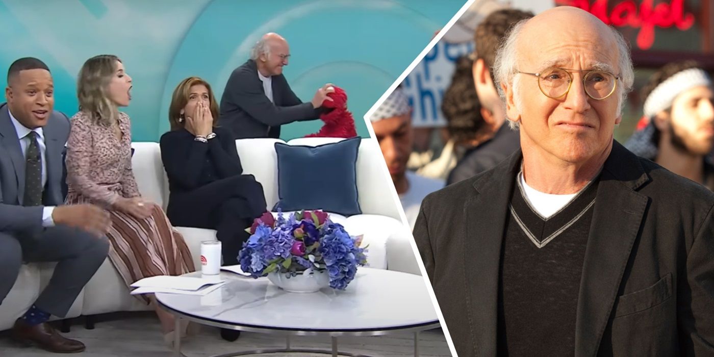 Larry David attacks Elmo on the Today show.