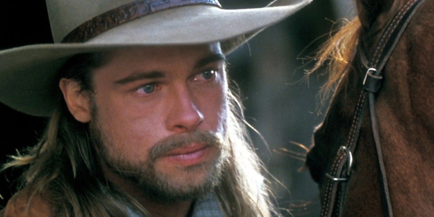 Brad Pitt rides a horse in Legends of the Fall
