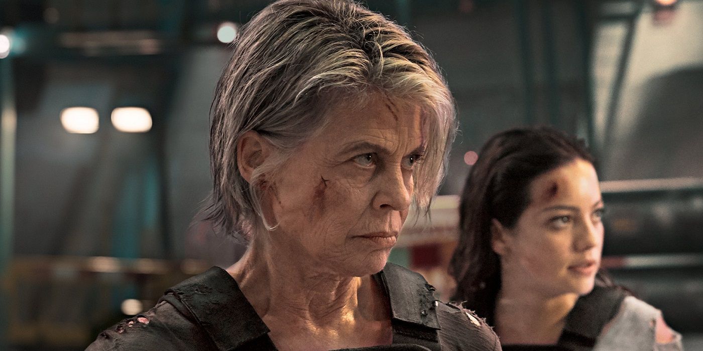 Linda Hamilton as Sarah Connor in Terminator Dark Fate