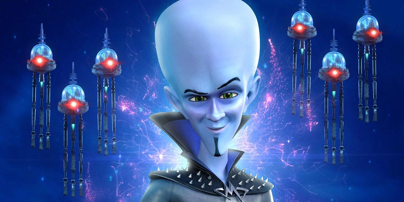 Megamind and his brainbots in Megamind vs. the Doom Syndicate.