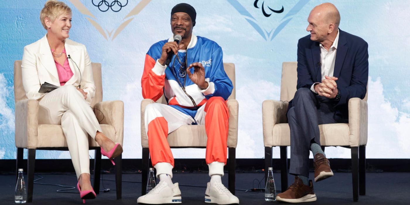 Molly Solomon, Snoop Dogg, and Rowdy Gaines discuss the Paris Olympics