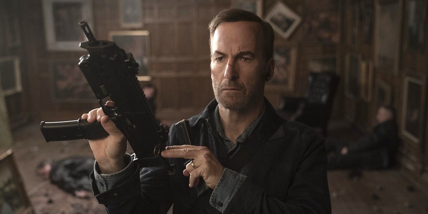 Bob Odenkirk gets ready for action in Nobody.