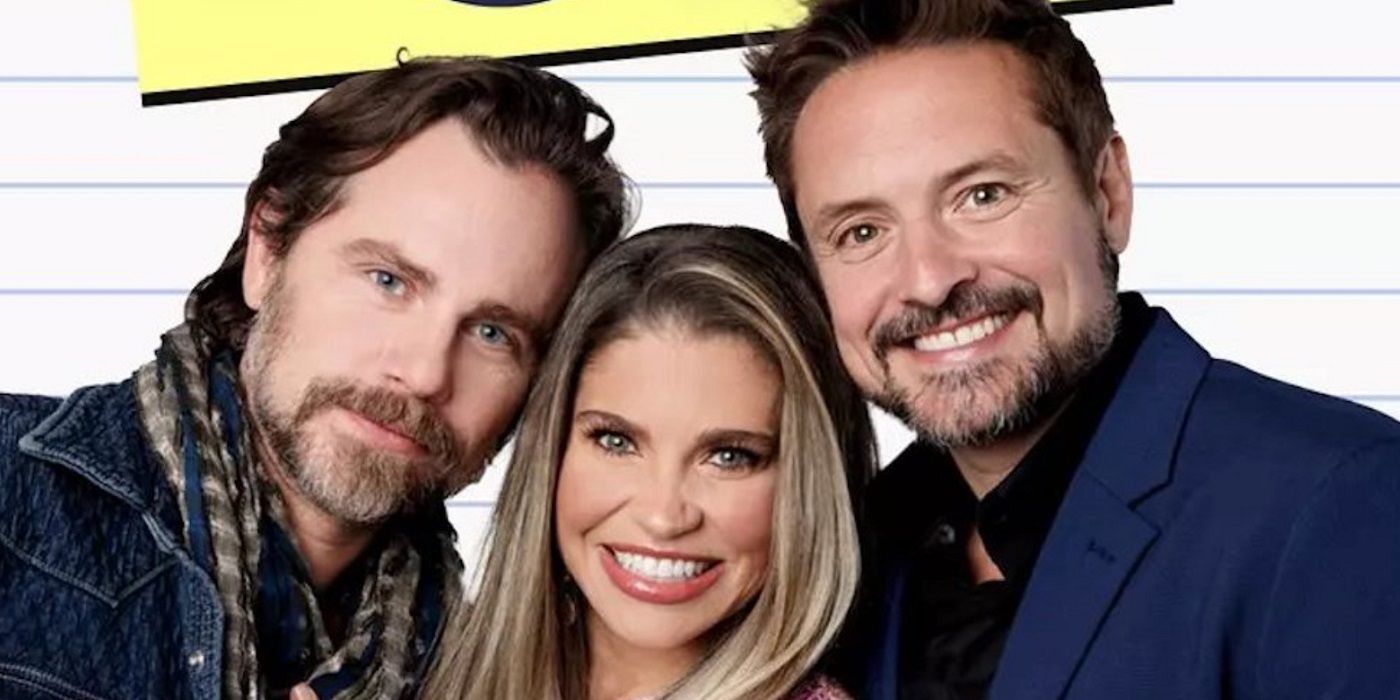 Pod Meets World stars Rider Strong Will Friedle and Danielle Fishel