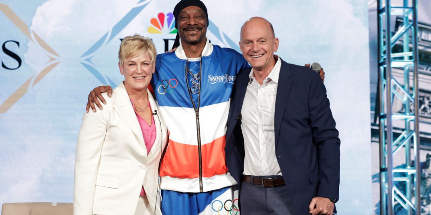 Snoop Dogg with Molly Solomon and Randy for NBC