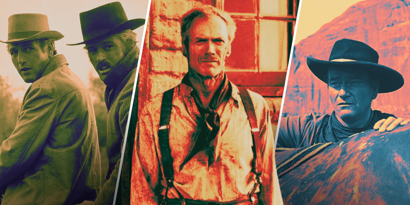 Butch Cassidy and the Sundance Kid, Clint Eastwood from Unforgiven, and The Searcher