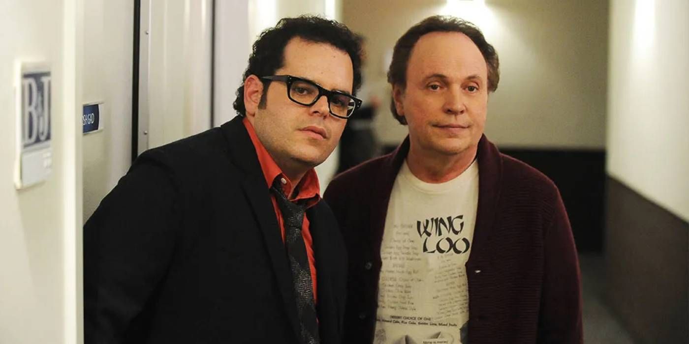 Josh Gad and Billy Crystal in The Comedians (2015)