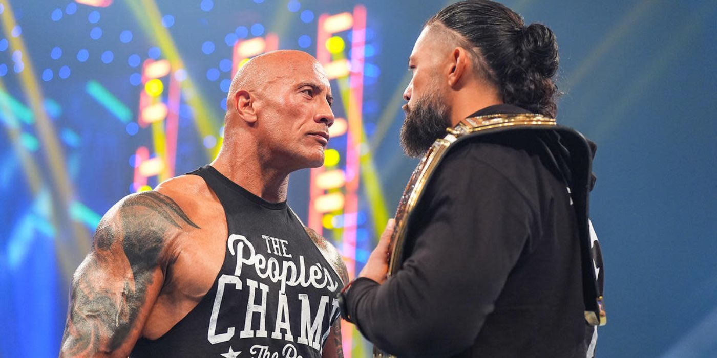 The Rock & Roman Reigns at WWE Smackdown