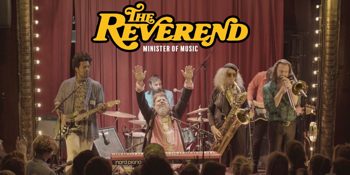 Vince Anderson performing in a poster for The Reverend