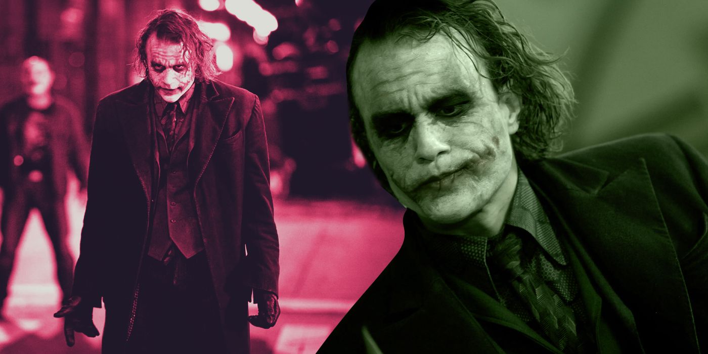 A custom image of Heath Ledger as the Joker in Batman