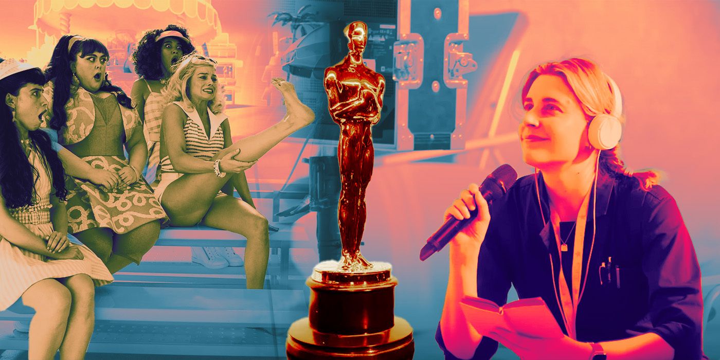 The cast of Barbie, an Oscar statue, and Greta Gewig