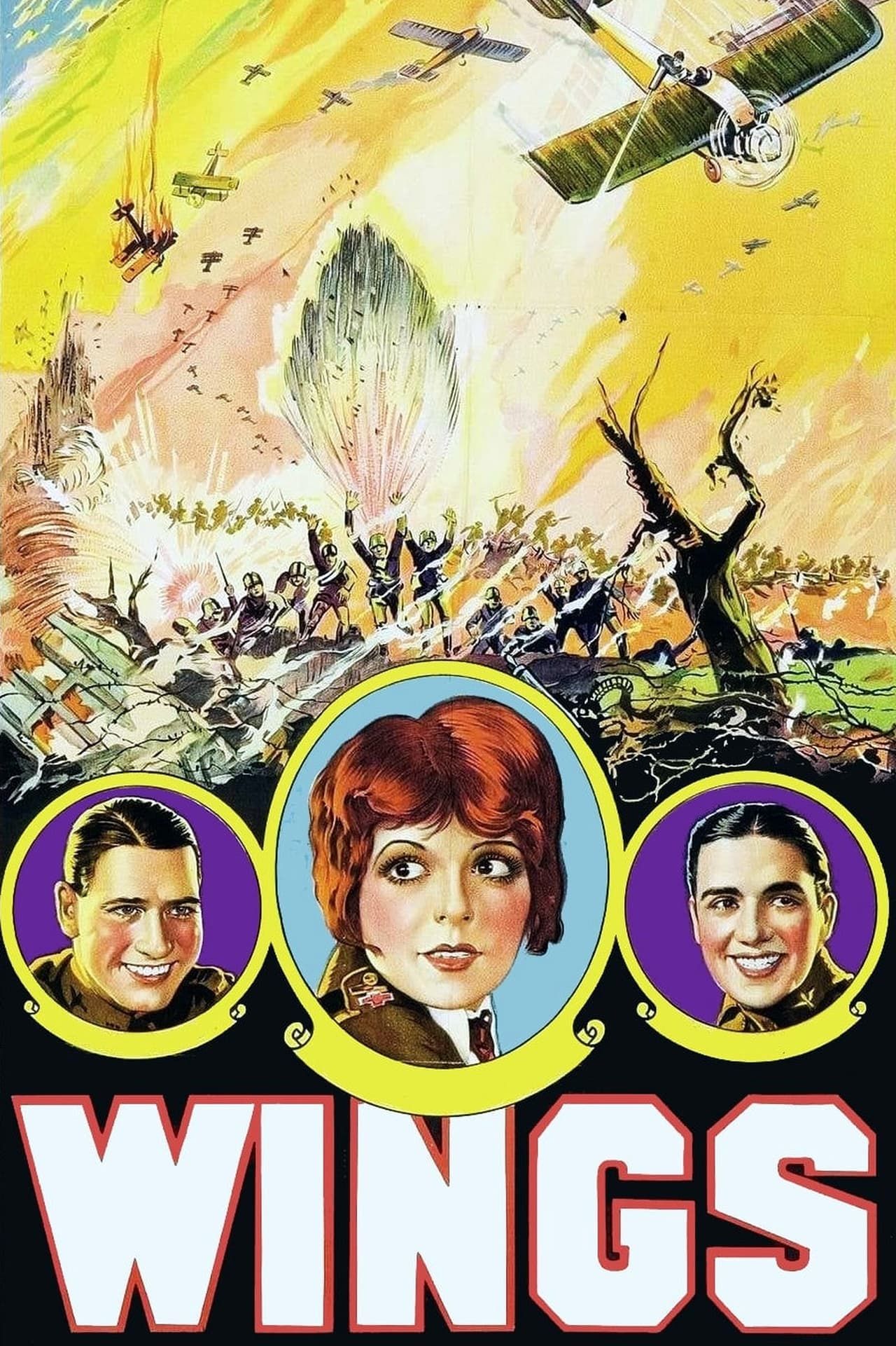 Wings (1927) Poster