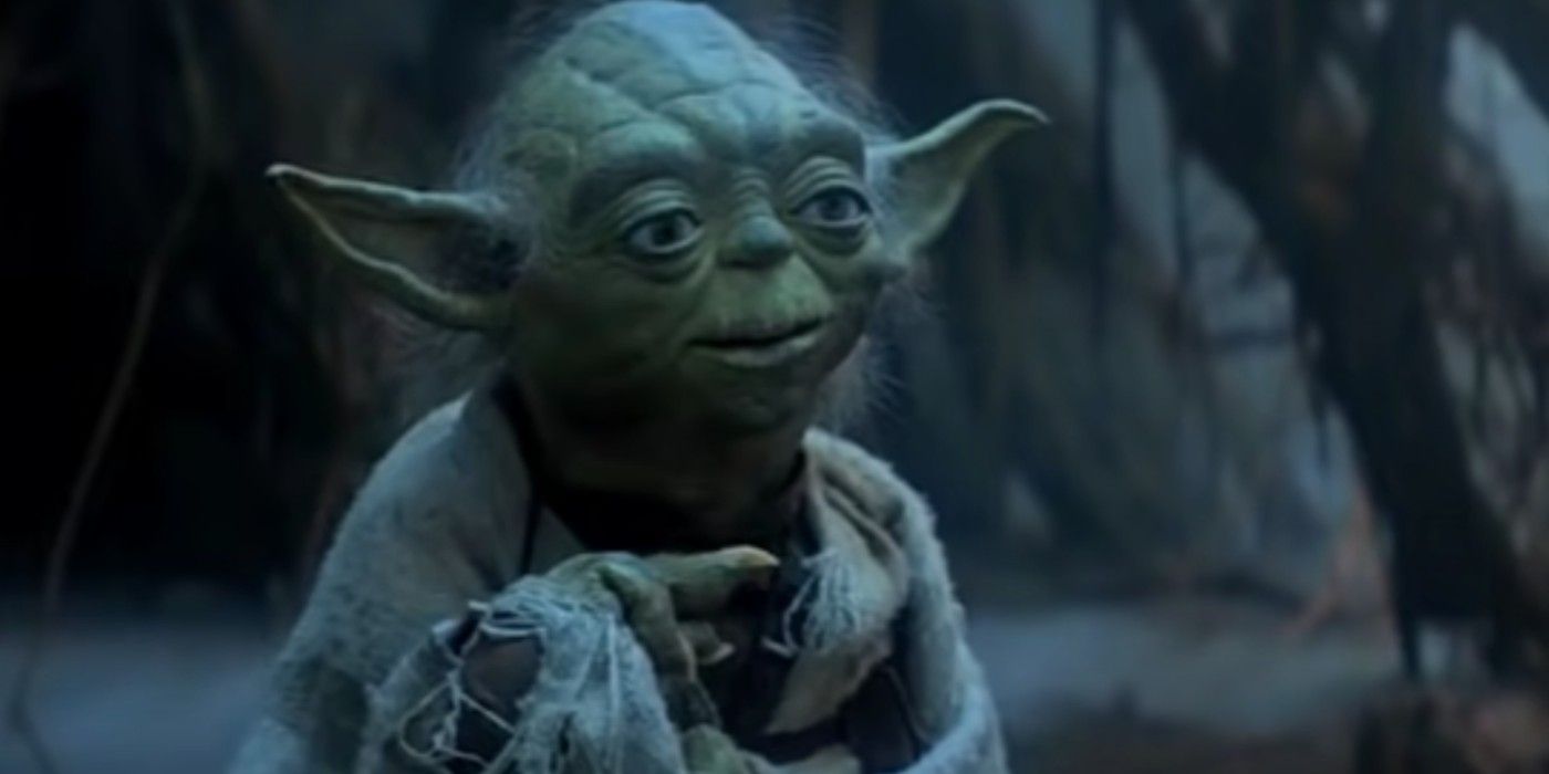 Yoda during Luke Skywalker's training scene in The Empire Strikes Back (1980)