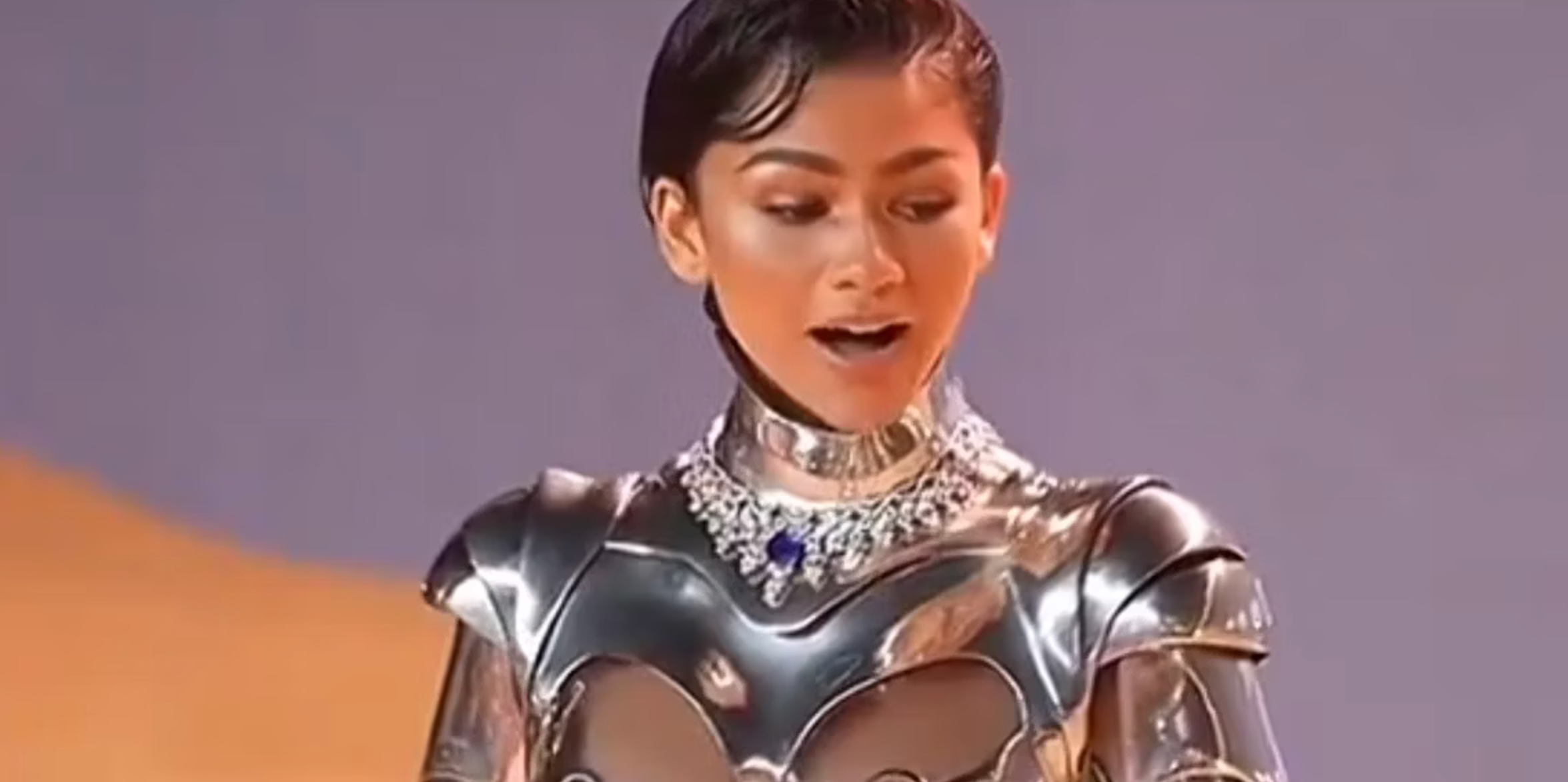 Zendaya Channels Star Wars' C-3PO in Unbelievable Dune - Part Two Premiere Outfit