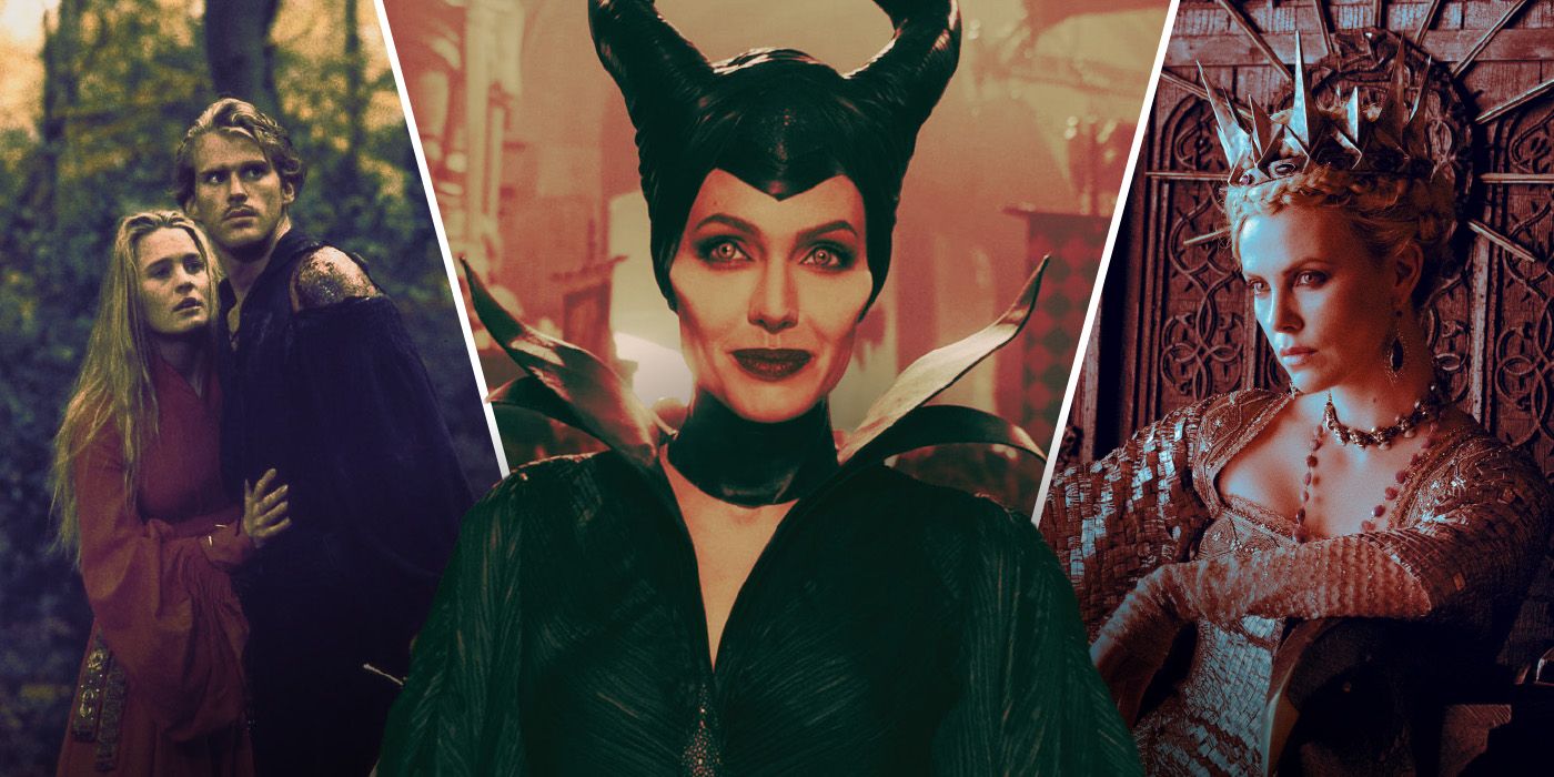 A custom image of The Princess Bride, Maleficent, and Snow White and the Huntsman