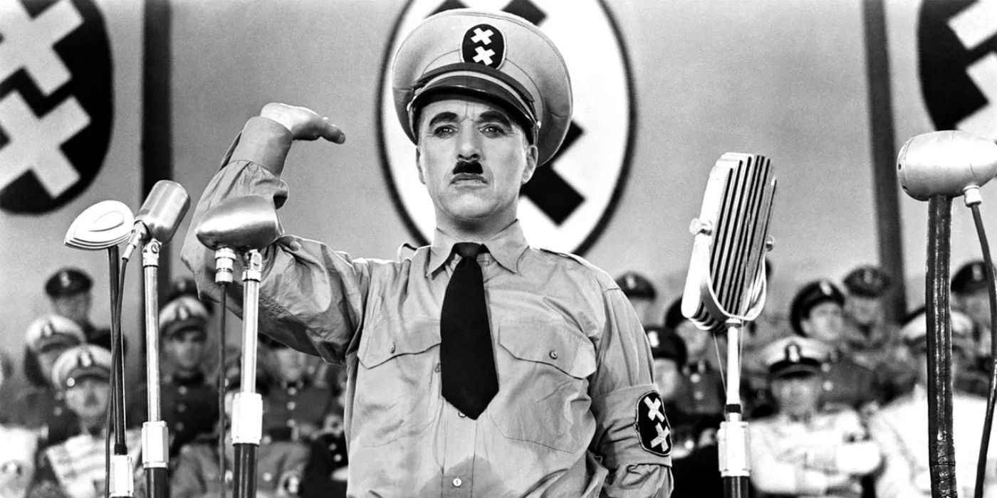 Charlie Chaplin in The Great Dictator