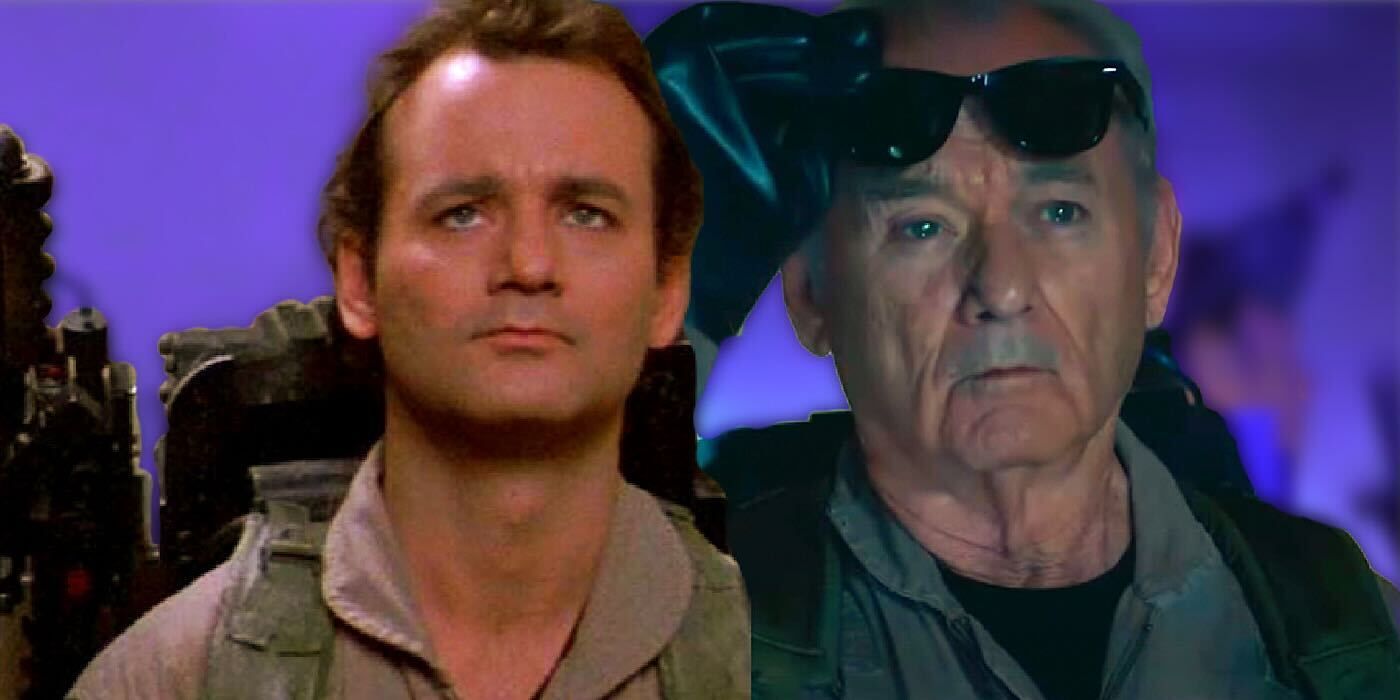 Bill Murray as  Peter Venkman in 1984 and 2024 Ghostbusters movies