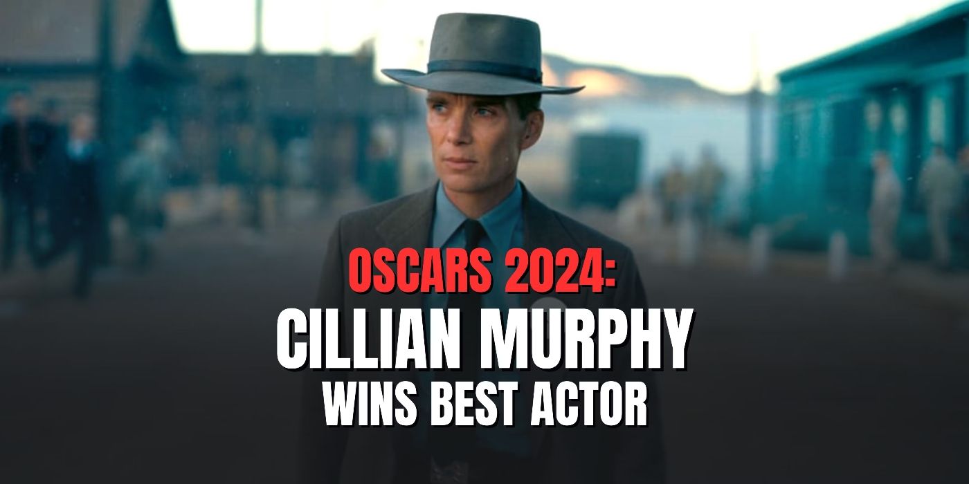 Cillian Murphy as Oppenheimer wins Best Actor at the 96th Oscars