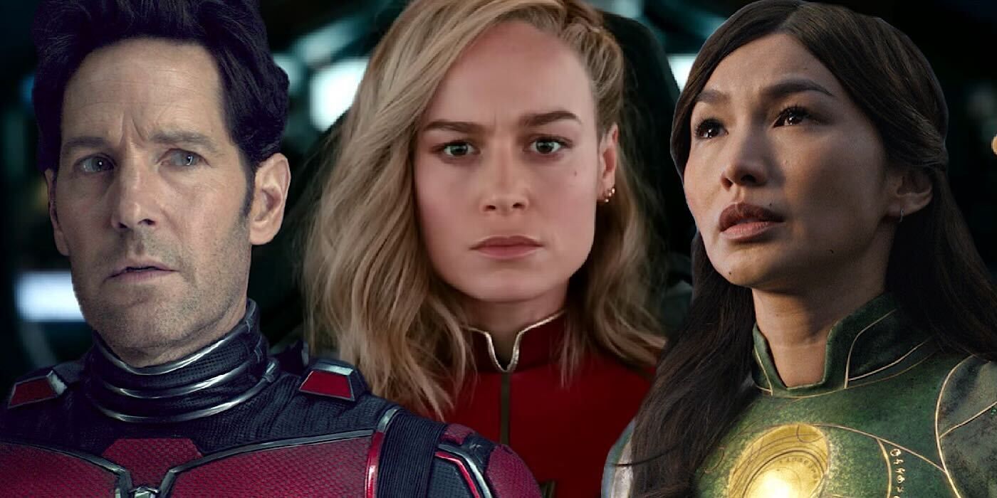 Composite of Ant-Man, Captain Marvel and Sersi