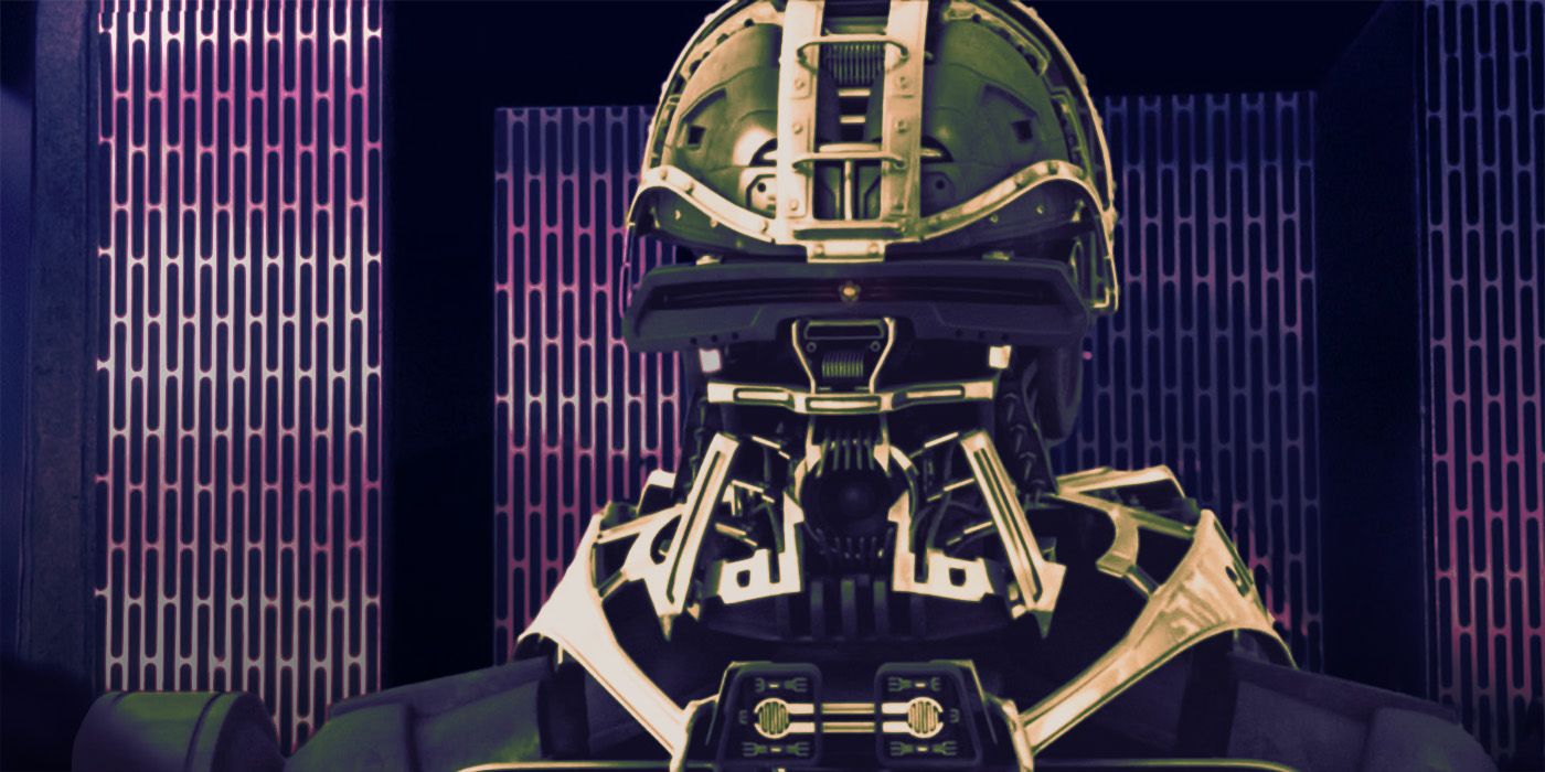 A custom image of a Cylon in Battlestar Galactica