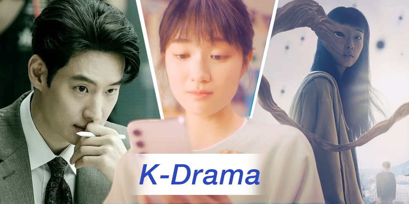 An edited image of three Korean Dramas including Parasyte: The Grey, Lovely Runner, Chief Detective 1958