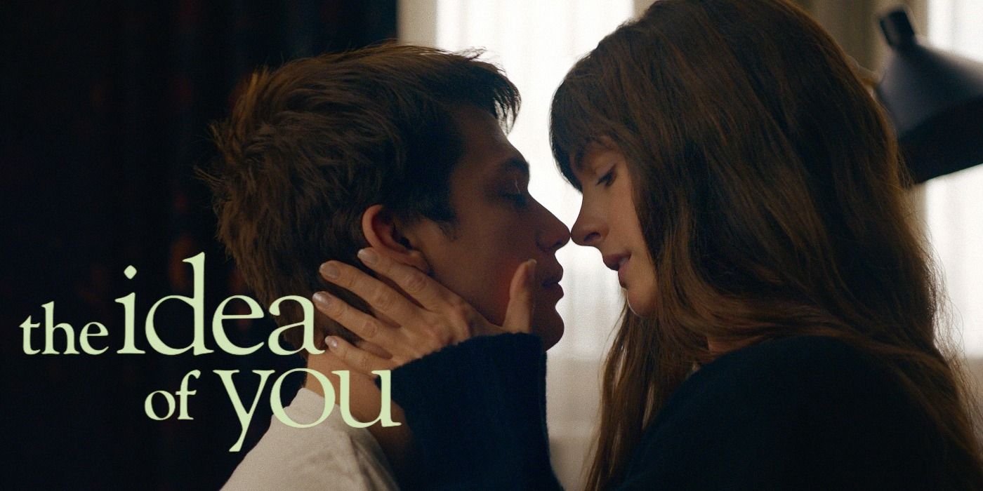 The Idea of You movie with Anne Hathaway kissing August Moon singer