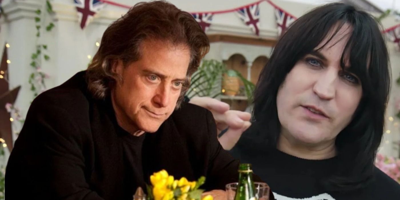 Noel Fielding on Bake-Off and Richard Lewis in Curb Your Enthusiasm combined