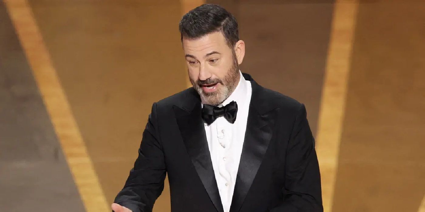 Jimmy Kimmel presenting the 96th Academy Awards