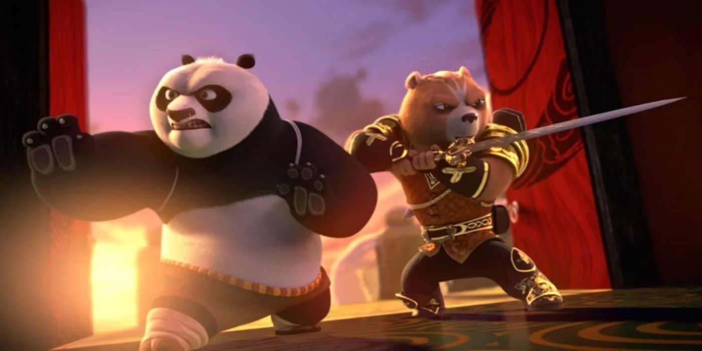 Po & Luthera in Kung Fu Panda: The Dragon Knight