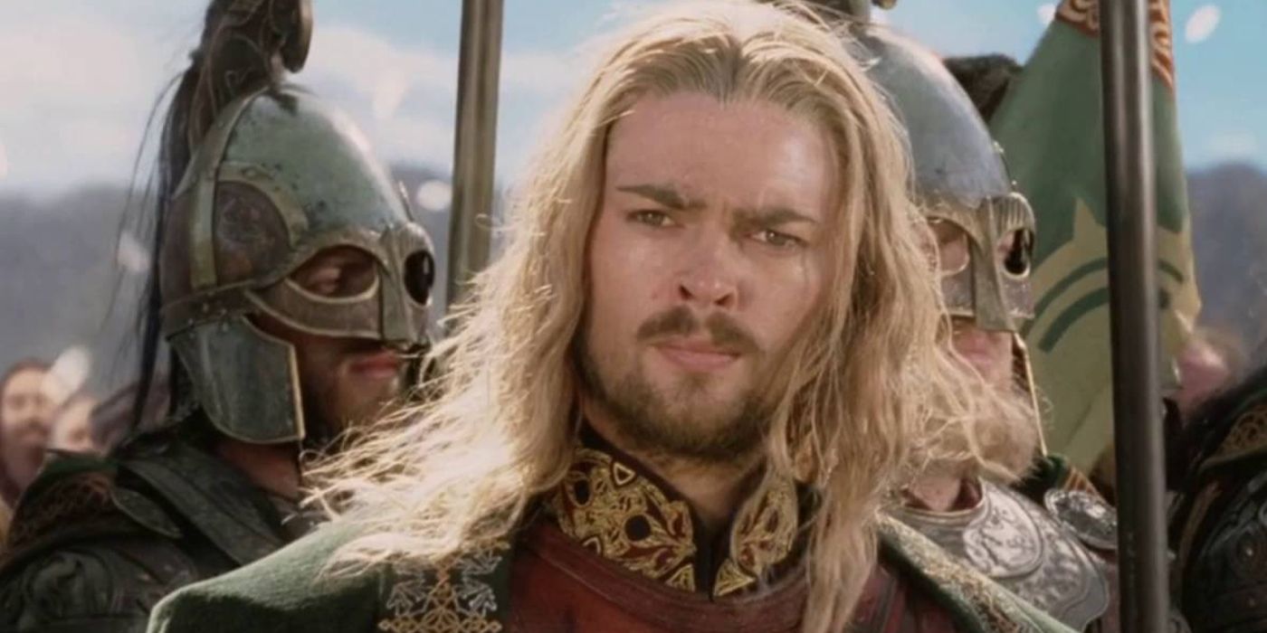 Eomer is unmasked in Lord of the Rings