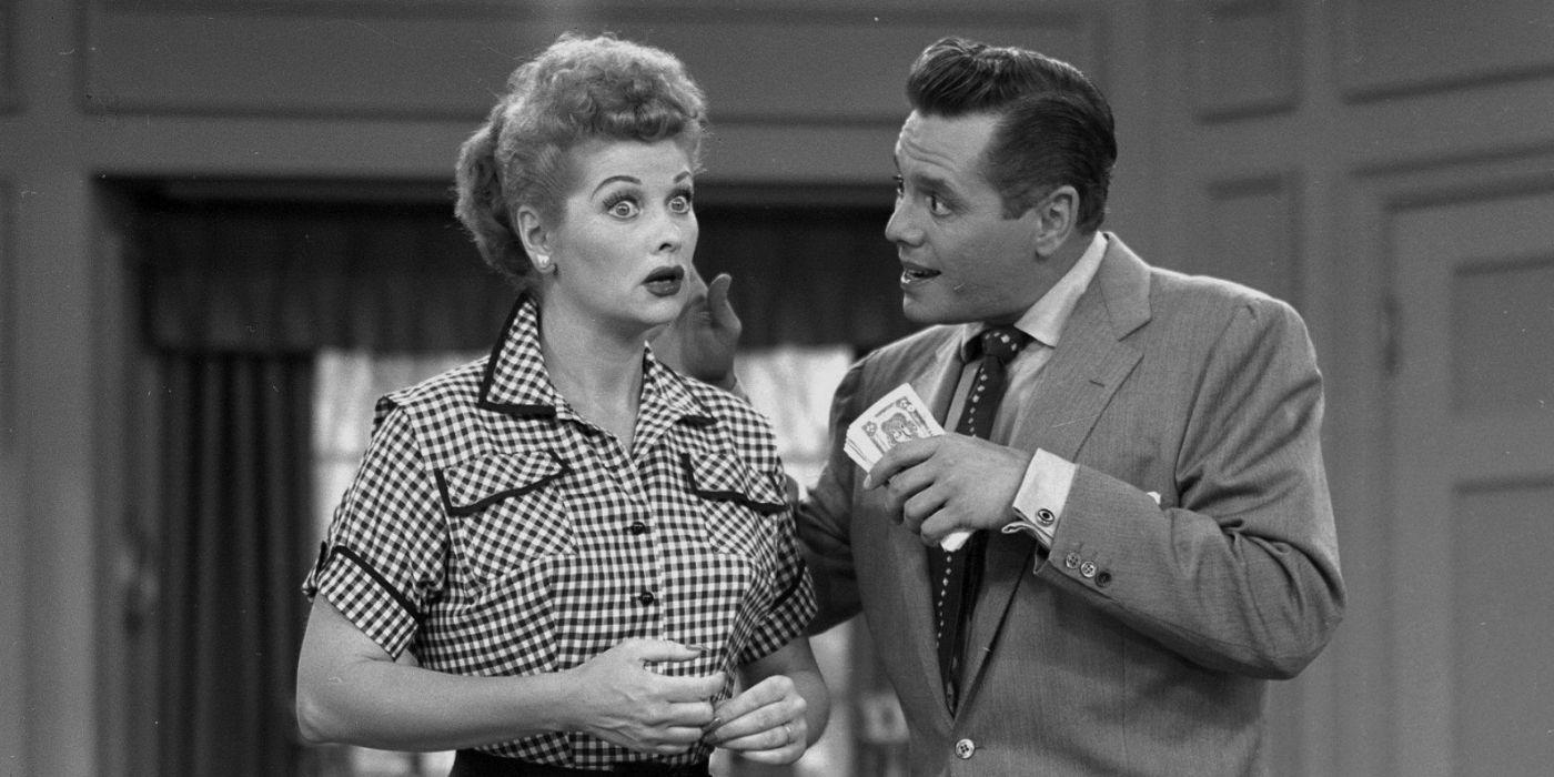 Lucille Ball and Desi Arnaz in I Love Lucy