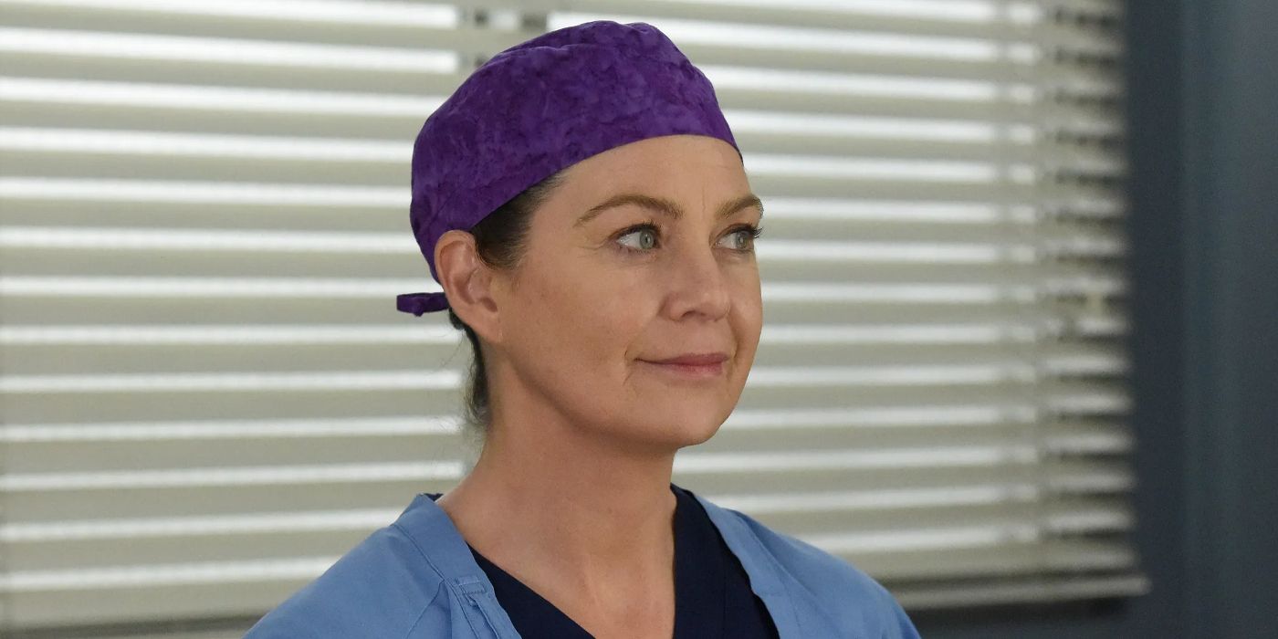 Ellen Pompeo, as Dr. Meredith Grey, in Shonda Rhimes' Grey's Anatomy