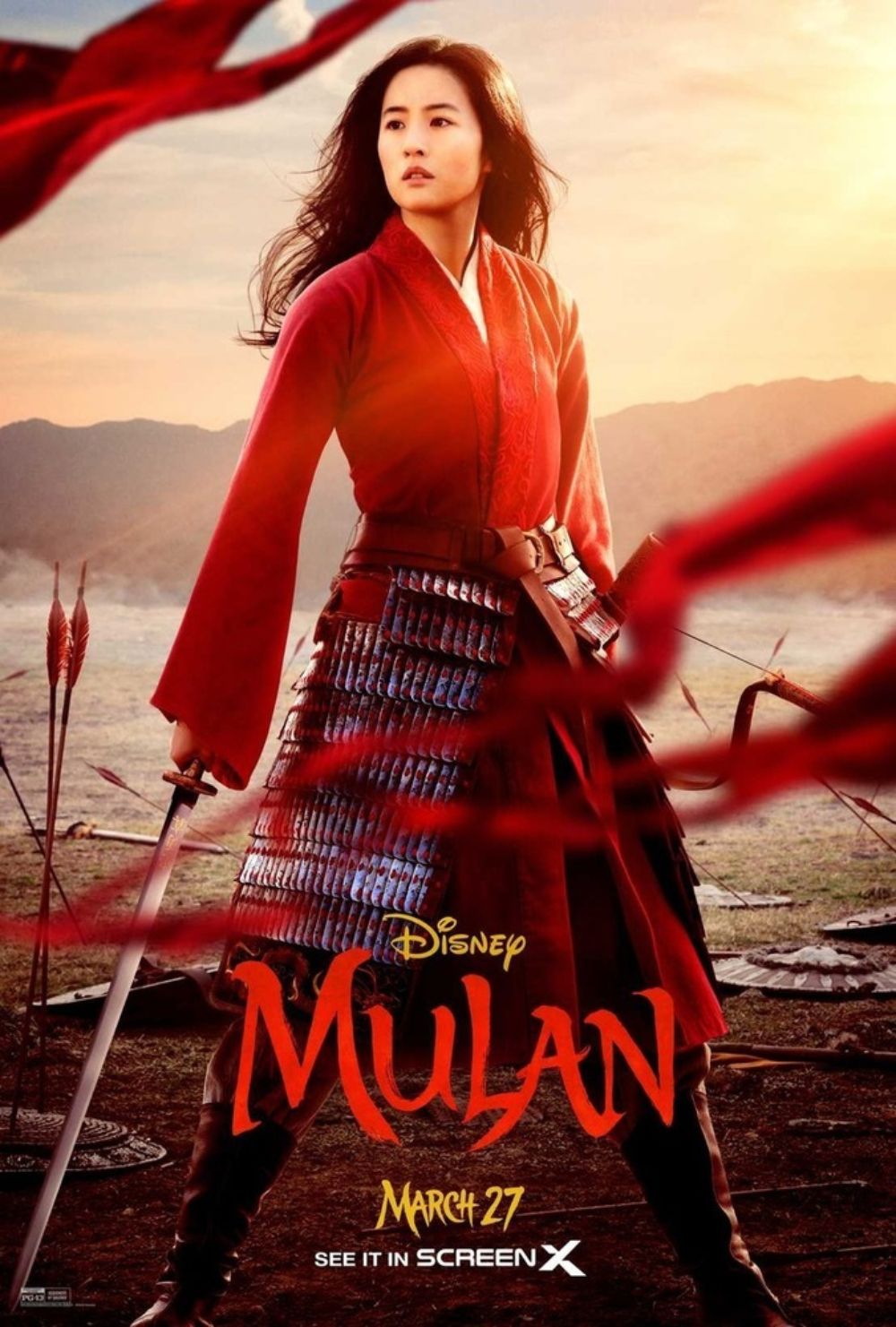 Mulan 2020 live-action remake poster